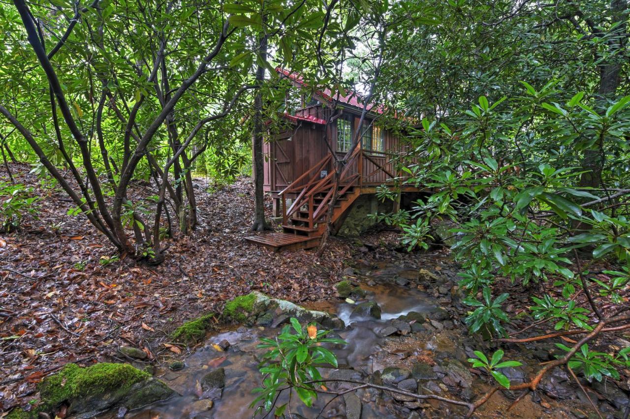 Serene Creekside Cottage Near Asheville Fire Pit Candler Luaran gambar